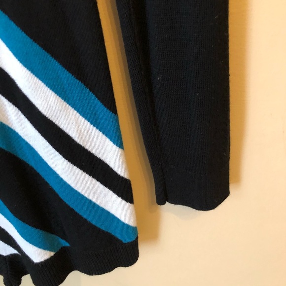 WHBM Asymmetrical Striped Sweater - Picture 9 of 10